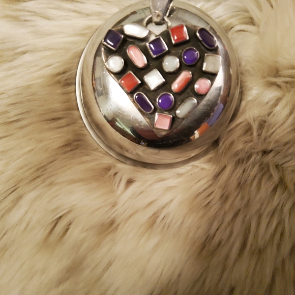 Native American Navajo Heart Pendant EUC - Picture 10 of 11